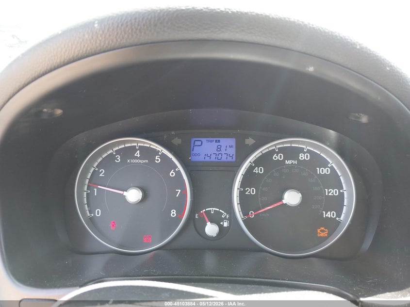 2010 Hyundai Accent 1.6 Gls Silver Lot 111045103884 Vin KMHCN4AC8AU426698