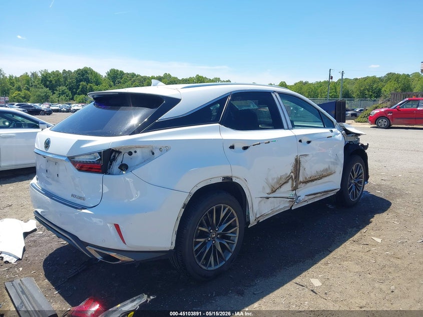 Vin: 2t2bzmca4hc087473, lot: 45601457, lexus rx 350 f sport 20174
