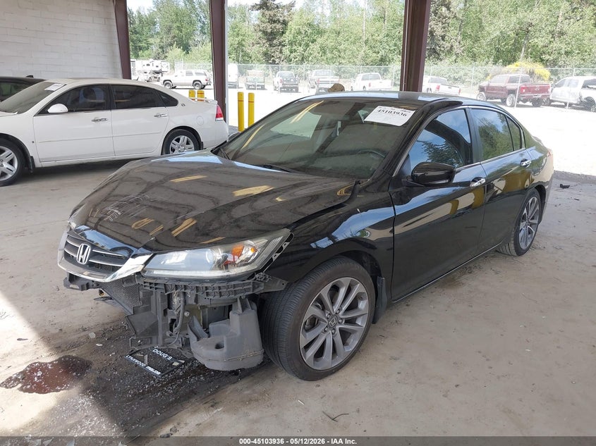 2014 Honda Accord Sport 1HGCR2F55EA008387 photo 1