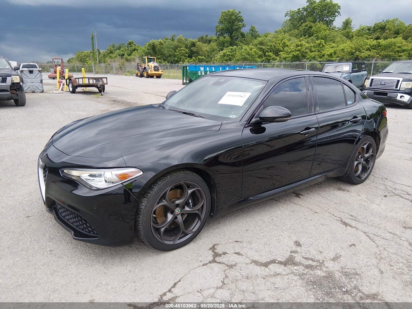 Vin: zarfanbn4k7608245, lot: 45601528, alfa romeo giulia ti sport awd 20192