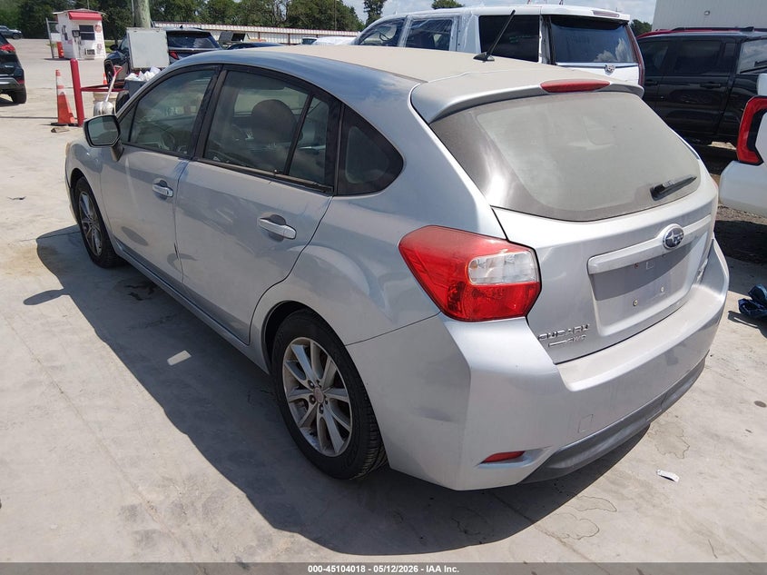 Vin: jf1gpac65cg200552, lot: 45601584, subaru impreza 2.0i premium 20123