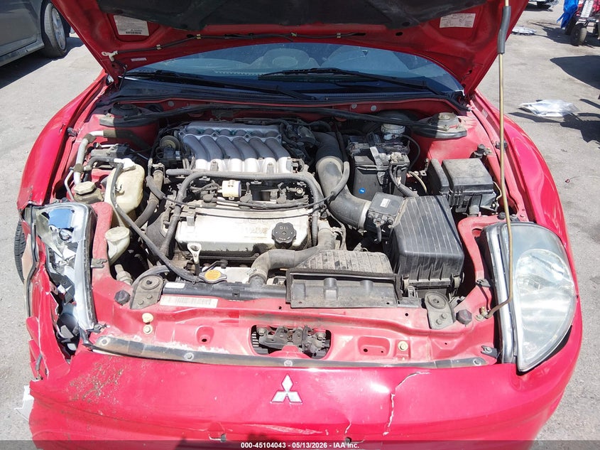 2003 Mitsubishi Eclipse Spyder Gt VIN: 4A3AE55HX3E097391 Lot: 45104043