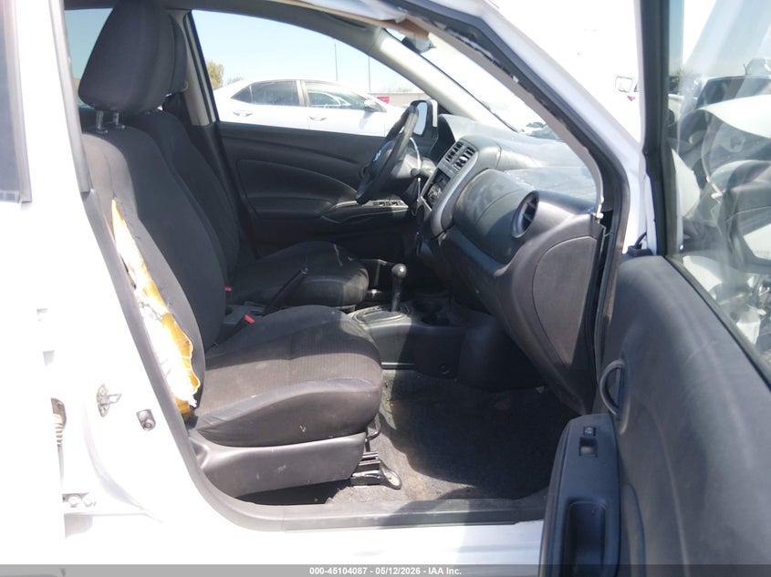 2012 Nissan Versa 1.6 1.6 Sv white Lot 111045104087 Vin 3N1CN7AP2CL909273