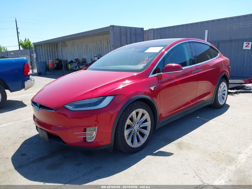 Vin: 5yjxcde20jf119581, lot: 45601666, tesla model x 100d/75d/p100d 20182
