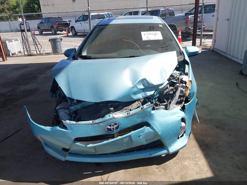 2014 Toyota Prius C Four VIN: JTDKDTB30E1071528 Lot: 45104107
