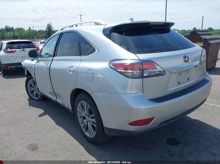 2014 LEXUS RX 450H auction photo 3