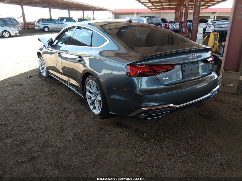 Vin: waufacf58pa014614, lot: 45601943, audi a5 sportback premium plus 45 tfsi s line quattro s tronic 20233
