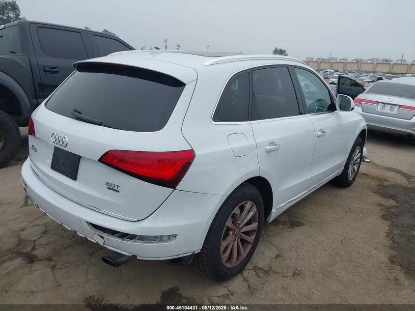 Vin: wa1lfafp0fa108962, lot: 45601997, audi q5 2.0t premium 20154