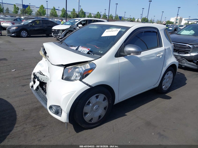 Vin: jtnjjxb03dj022643, lot: 45602099, scion iq 20132