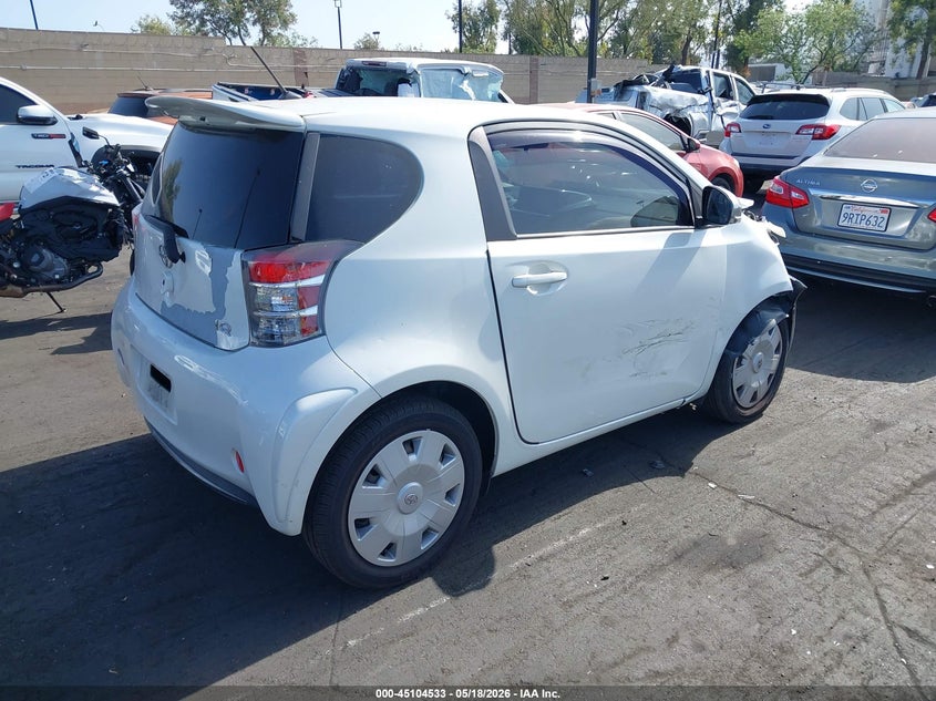 Vin: jtnjjxb03dj022643, lot: 45602099, scion iq 20134