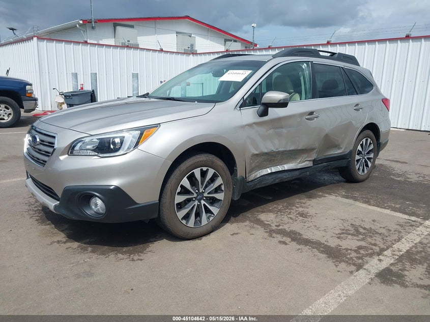 Vin: 4s4bsakc5h3357017, lot: 45602208, subaru outback 2.5i limited 20172