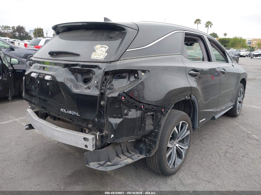 Vin: jtjdgkca5k2008774, lot: 45602217, lexus rx 450hl premium 20194