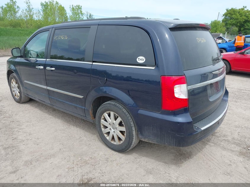 Vin: 2c4rc1bg7fr711644, lot: 45602242, chrysler town & country touring 20153