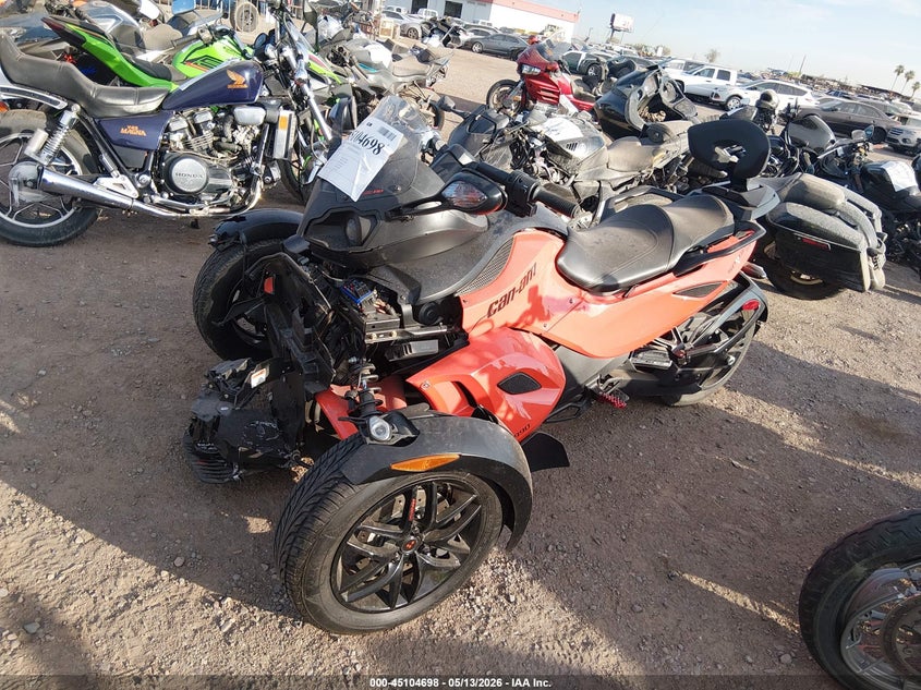 2012 Can-Am Spyder Roadster Rs-S VIN: 2BXJAHA18CV000918 Lot: 45104698
