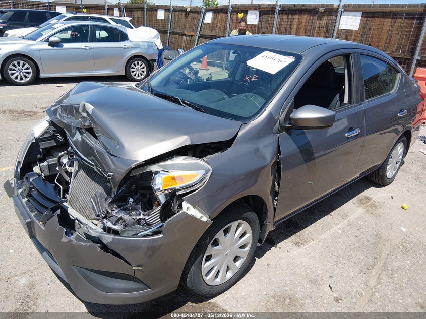 Vin: 3n1cn7apxhl810871, lot: 45602273, nissan versa 1.6 sv 20172