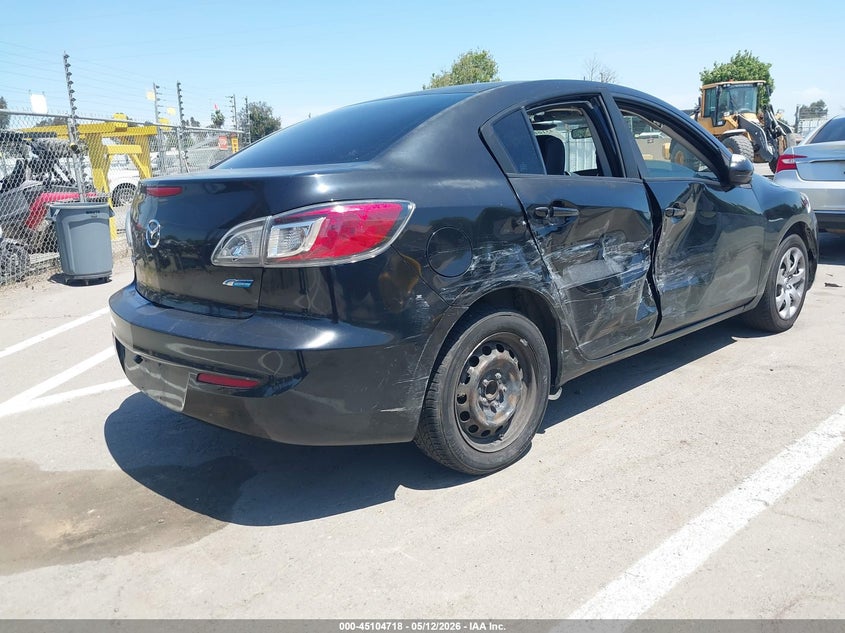 Vin: jm1bl1up5d1762219, lot: 45602284, mazda mazda3 i sport 20134