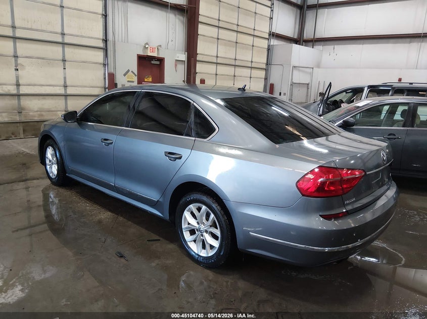 2016 VOLKSWAGEN PASSAT SEDAN 1.8L I-4 DI, DOHC, VVT, TURBO, 170HP