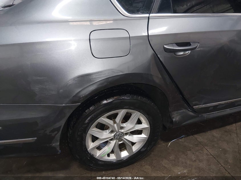2016 VOLKSWAGEN PASSAT SEDAN 1.8L I-4 DI, DOHC, VVT, TURBO, 170HP