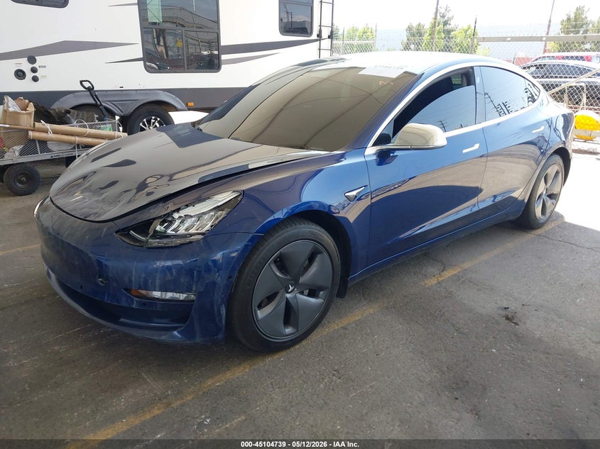 Vin: 5yj3e1eaxkf416504, lot: 45602306, tesla model 3 long range/mid range/standard range/standard range plus 20192
