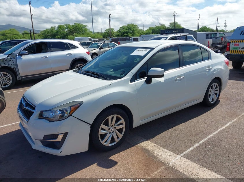 Vin: jf1gjac62fh009400, lot: 45602363, subaru impreza 2.0i premium 20152