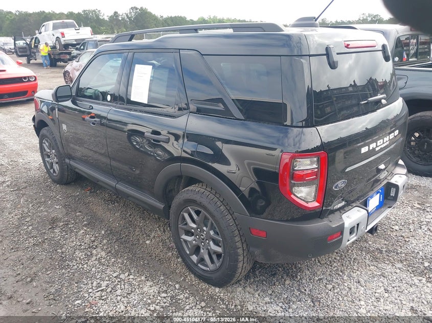 Vin: 3fmcr9bnxsrf32242, lot: 45602443, ford bronco sport big bend 20253