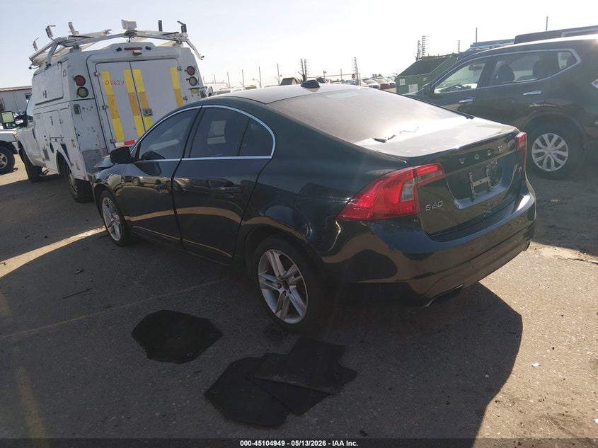 Vin: yv140mfb3f2301144, lot: 45602515, volvo s60 t5 premier 20153