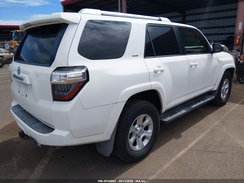 Vin: jtezu5jr5h5164666, lot: 45602523, toyota 4runner sr5 20174