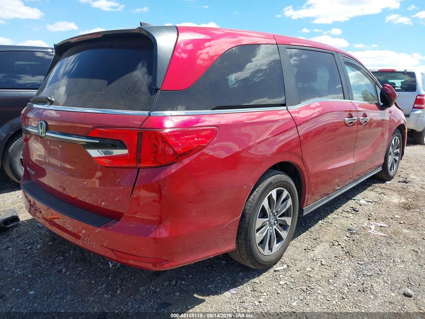 Vin: 5fnrl6h73nb062052, lot: 45602702, honda odyssey ex-l 20224