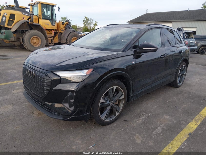 Vin: wa1lubfz7sp074622, lot: 45602776, audi q4 e-tron premium plus 55 quattro 20252