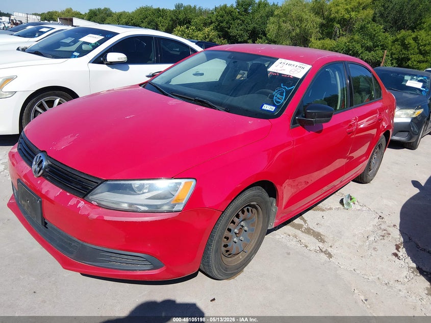 2011 Volkswagen Jetta 2.0l S 3VW1K7AJ8BM343540 photo 1