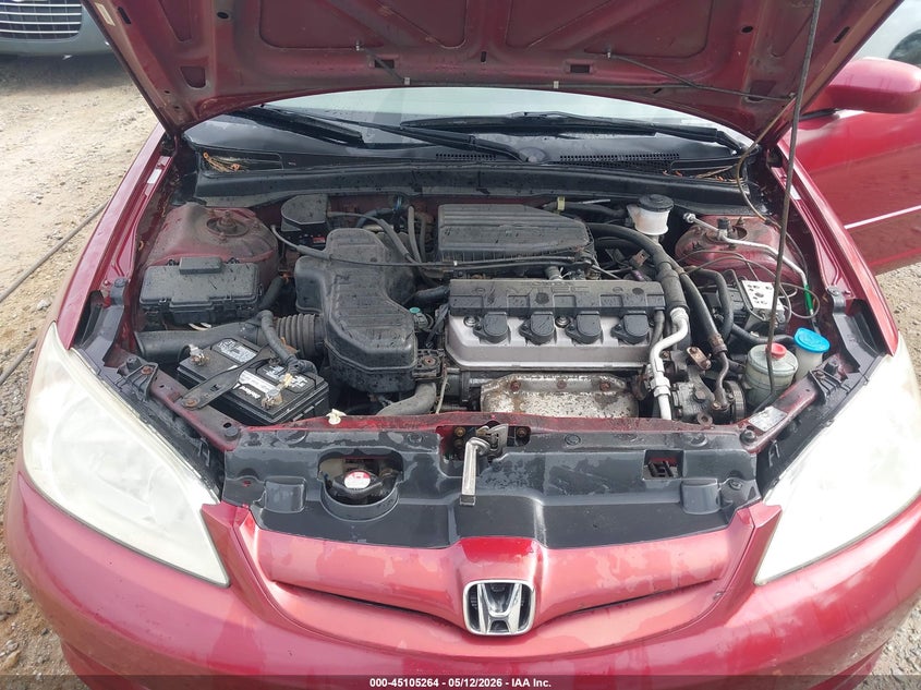 2005 Honda Civic Ex VIN: 2HGES26745H511490 Lot: 45105264