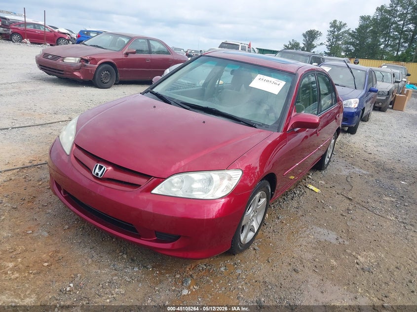 2005 Honda Civic Ex 2HGES26745H511490 photo 1
