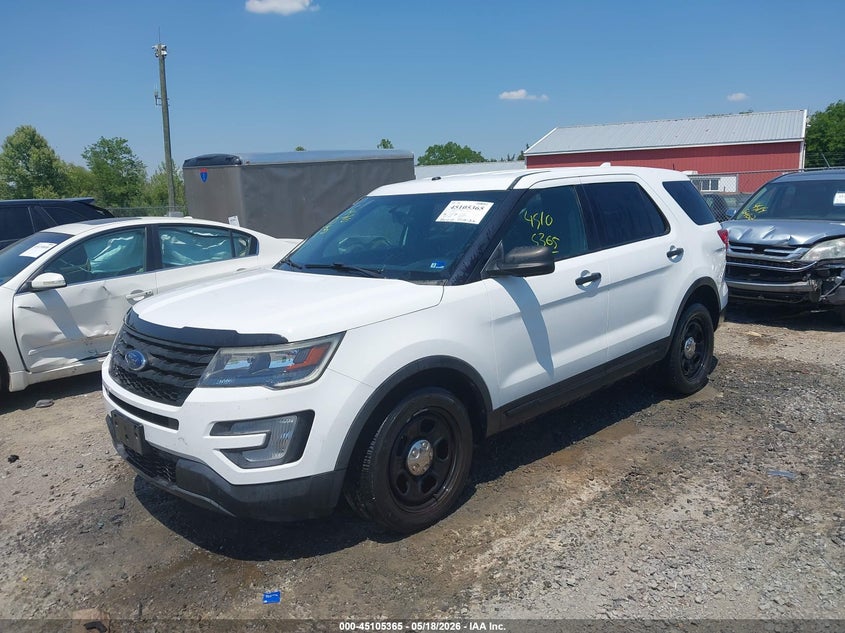 Vin: 1fm5k8ar6hge26057, lot: 45602949, ford utility police interceptor 20172