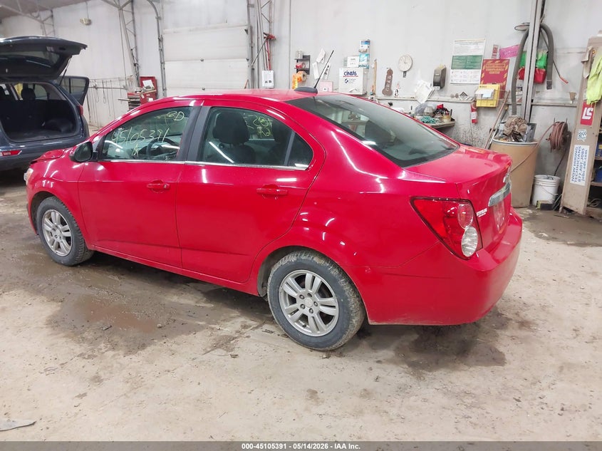 Vin: 1g1jc5sh3g4139689, lot: 45602975, chevrolet sonic lt auto 20163
