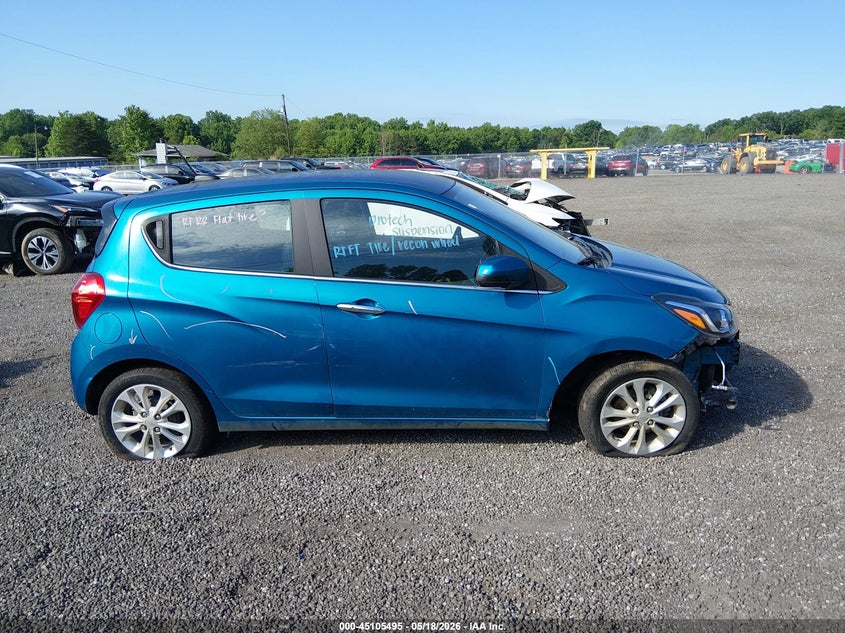VIN KL8CF6SA7MC741621 2021 CHEVROLET SPARK FWD 2LT AUTOMATIC