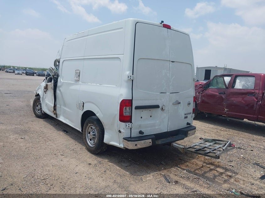 Vin: 1n6bf0lx7dn109593, lot: 45603091, nissan nv cargo nv2500 hd sv v6 20133