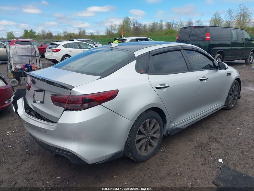 Vin: 5xxgt4l31jg264038, lot: 45603131, kia optima lx 20184