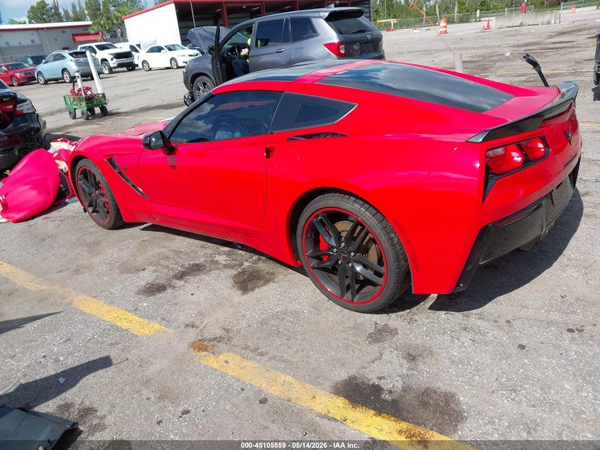 Vin: 1g1ym2d78g5102467, lot: 45603143, chevrolet corvette stingray z51 20163