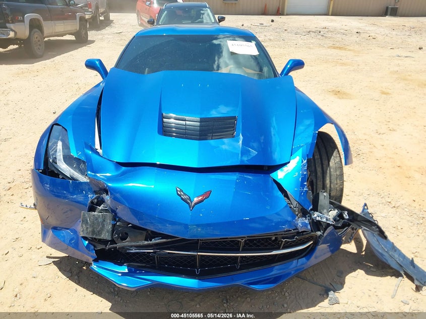 2015 Chevrolet Corvette Stingray Z51 VIN: 1G1YM2D75F5124439 Lot: 45105565