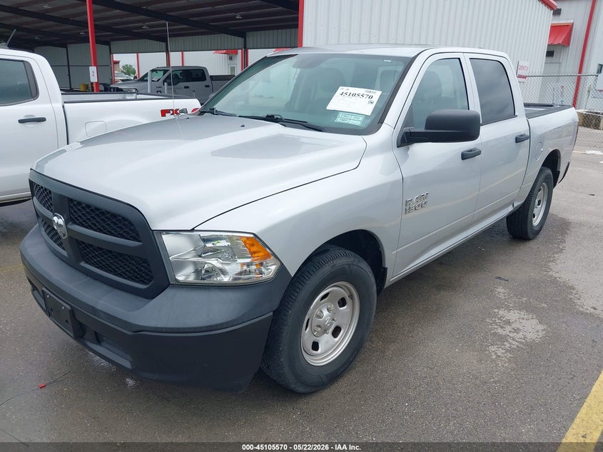 Vin: 1c6rr6kg1js303621, lot: 45603154, ram 1500 tradesman  4x2 5'7 box 20182