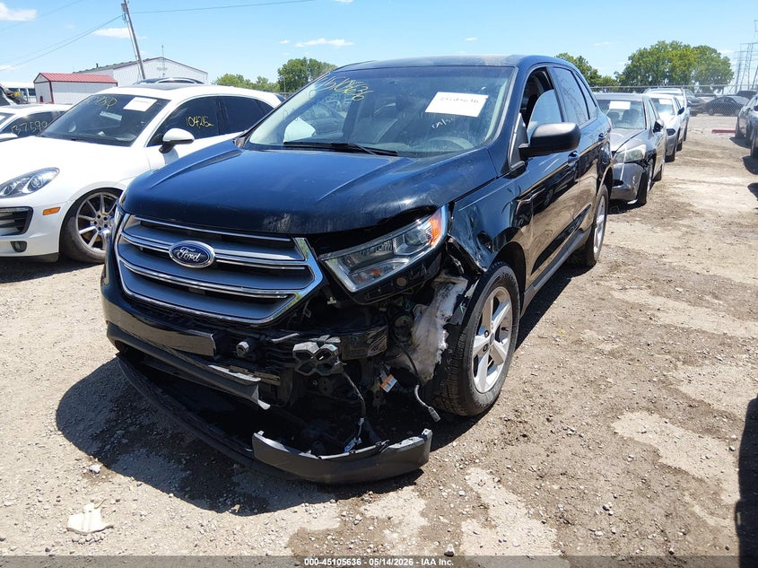 Vin: 2fmpk4g92jbb99651, lot: 45603220, ford edge se 20182