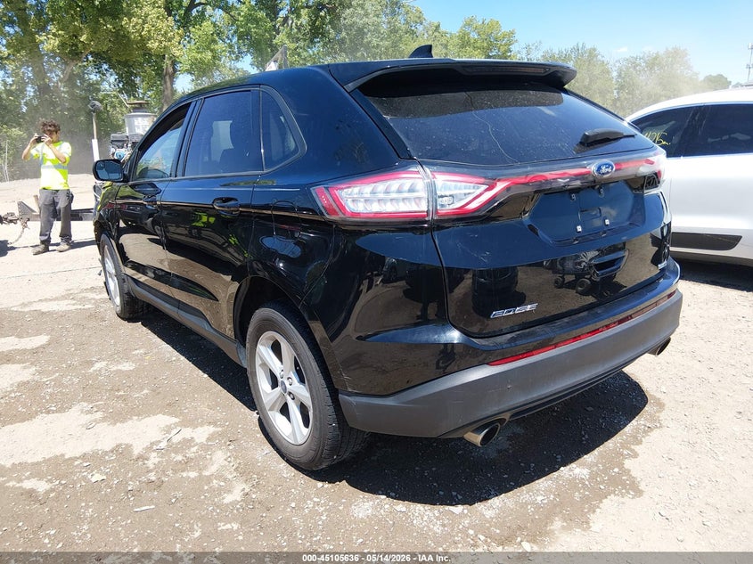 Vin: 2fmpk4g92jbb99651, lot: 45603220, ford edge se 20183