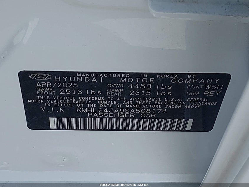 2025 HYUNDAI SONATA SE — Photo 9