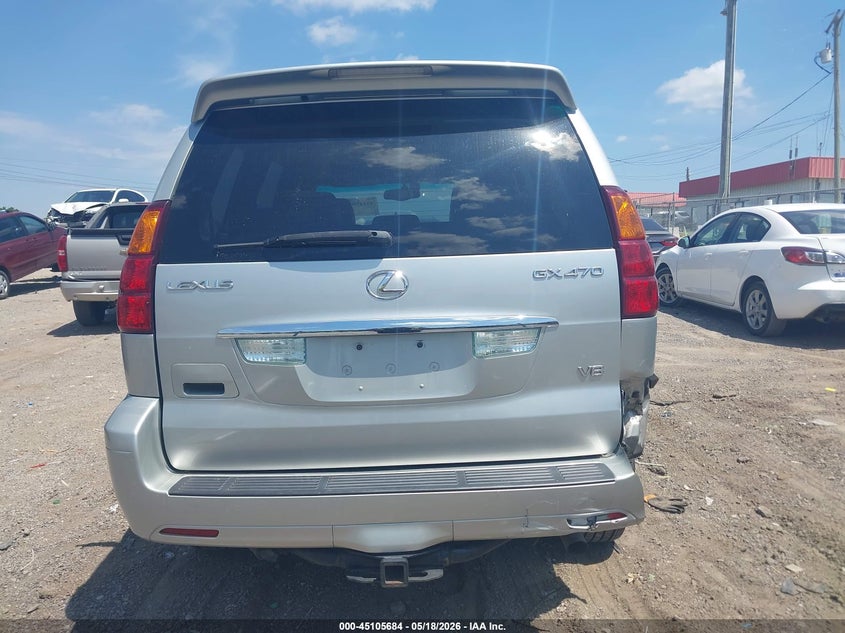 2005 Lexus Gx 470 VIN: JTJBT20X150086643 Lot: 45105684