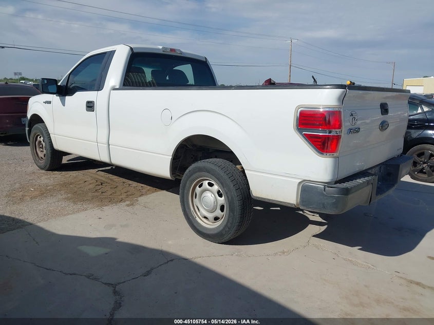 Vin: 1ftnf1cf9dkd28697, lot: 45603338, ford f-150 xl 20133