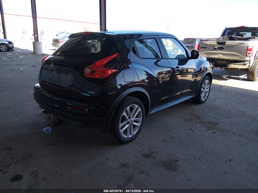 Vin: jn8af5mv0et364161, lot: 45603365, nissan juke nismo/s/sl/sv 20144