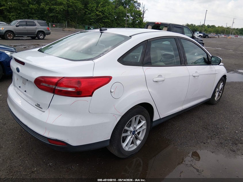 Vin: 1fadp3f26gl247559, lot: 45603402, ford focus se 20164
