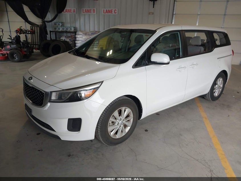 Vin: kndma5c12j6388816, lot: 45603411, kia sedona l 20182