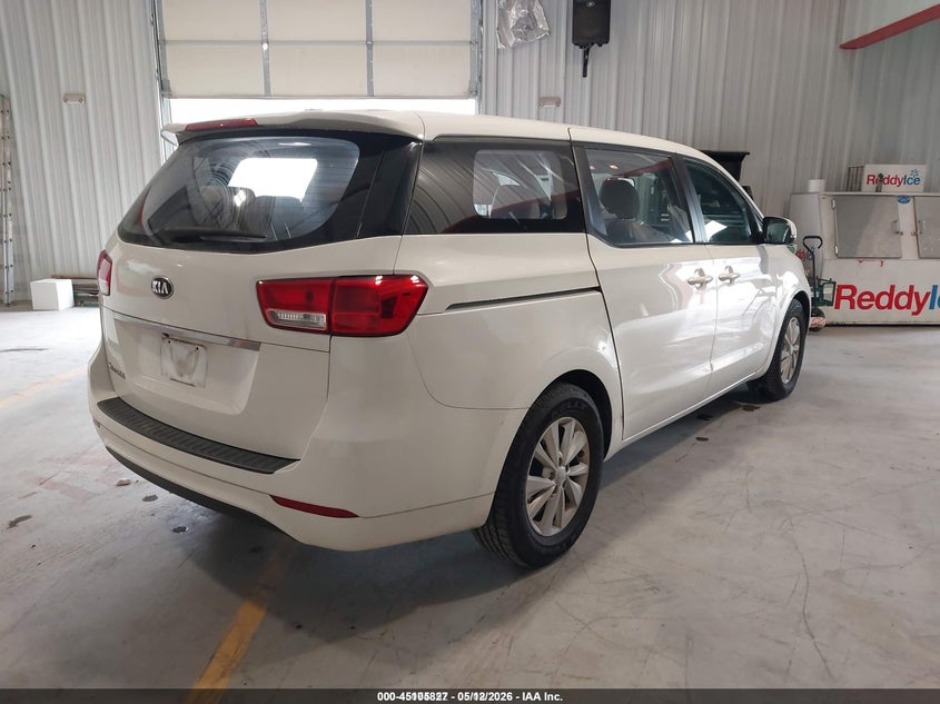 Vin: kndma5c12j6388816, lot: 45603411, kia sedona l 20184