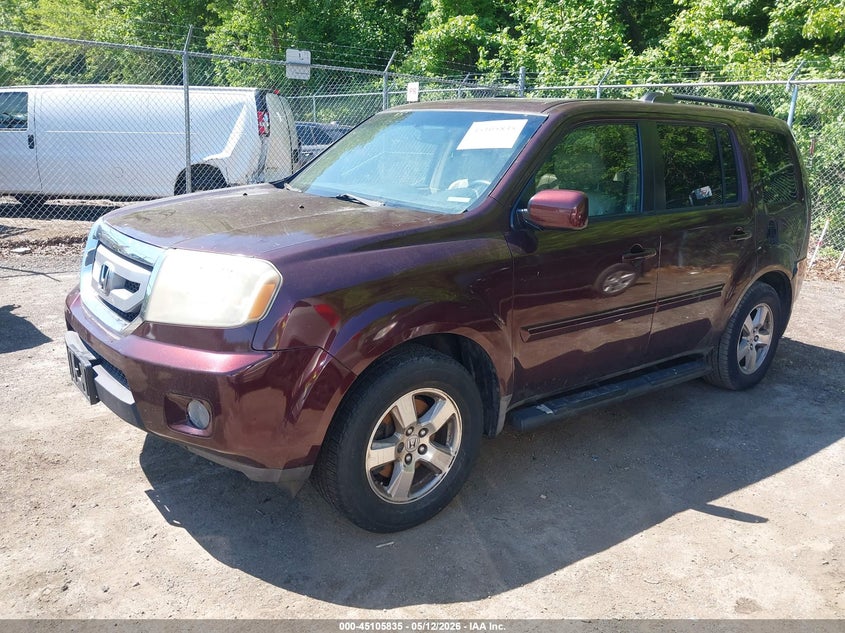 2009 Honda Pilot Ex-L 5FNYF38569B017628 photo 1